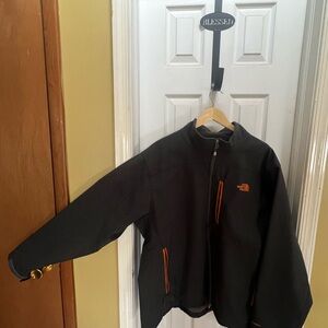 The North Face Mens Jacket in Grey with Orange accents